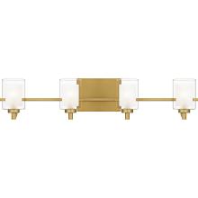 Quoizel KLT8604BRGLED - Kolt 4-Light Brushed Gold Bath Light