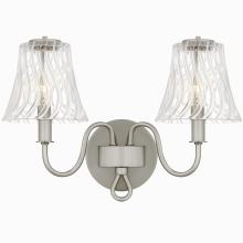 Quoizel MCK8615BN - McKinney 2-Light Brushed Nickel Bath Light