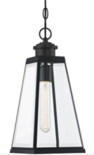 Quoizel PAX1907MBK - Paxton 1-Light Matte Black Outdoor Hanging Lantern