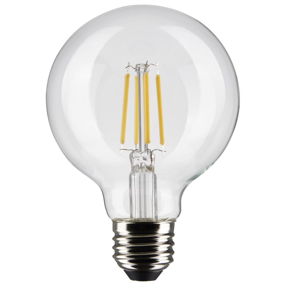 4.5 Watt G25 LED Filament; Clear; Medium base; 90 CRI; 4000K; 120 Volt