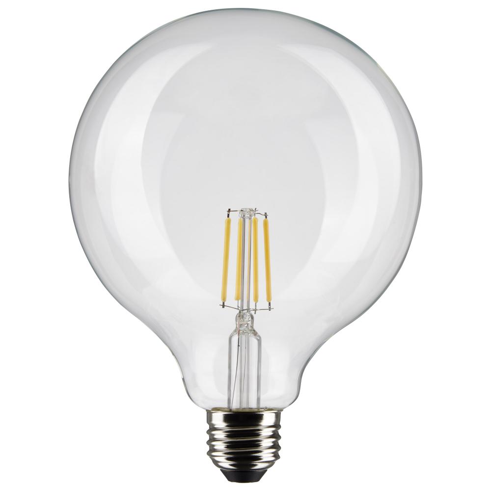 6 Watt G40 LED Filament; Clear; Medium base; 90 CRI; 2700K; 120 Volt
