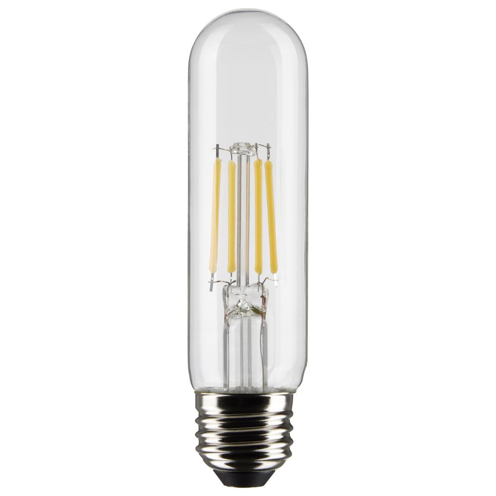 5.5 Watt T10 LED Filament; Clear; Medium base; 90 CRI; 2700K; 120 Volt