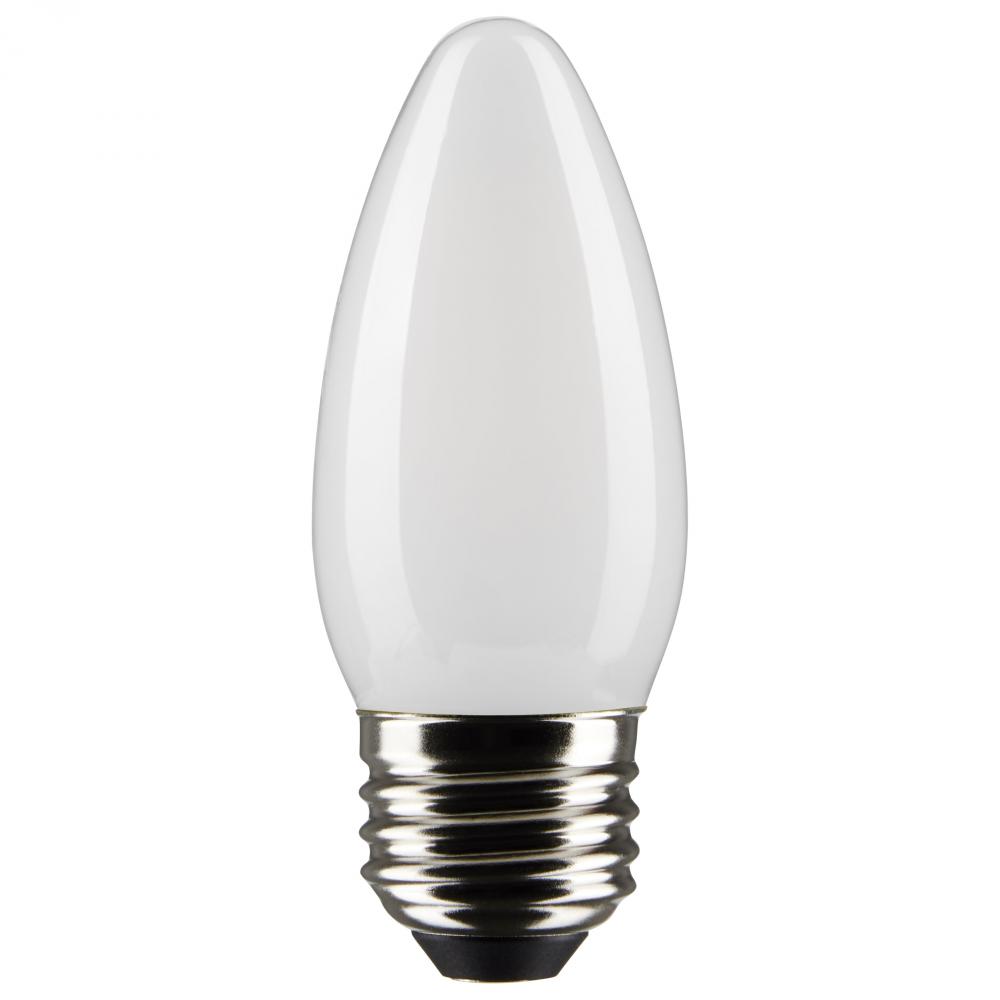 5.5 Watt B11 LED Filament; Frost Finish; Medium Base; 5000K; 120 Volt; 2-Pack