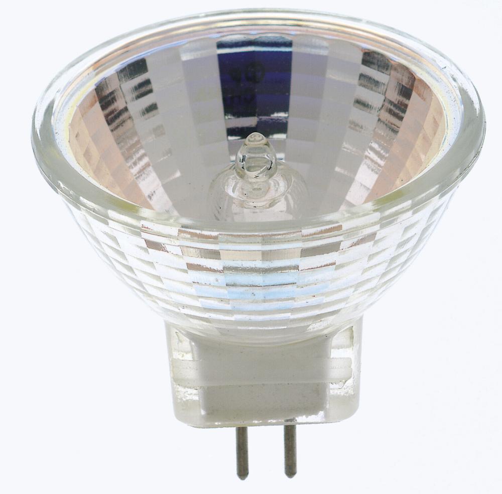 10 Watt; Halogen; MR11; Clear; 2000 Average rated hours; G4 base; 12 Volt; Carded