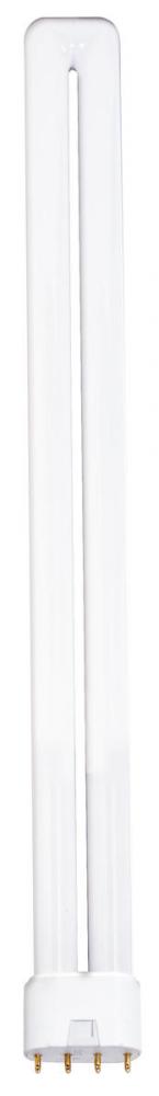 24 Watt; pin-based Compact Fluorescent; 4100K; 82 CRI; 2G11 base; Shatter Proof