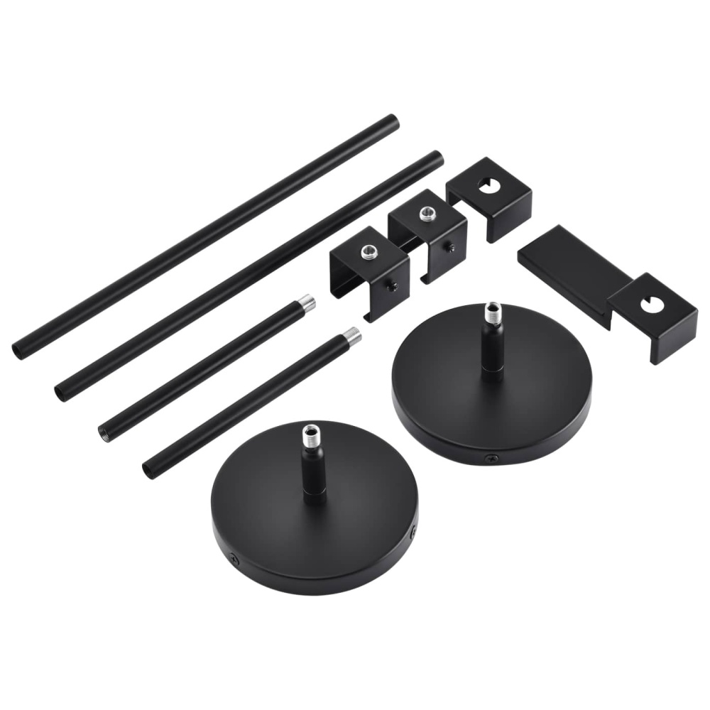 ADJUSTABLE TRACK PENDANT KIT BLACK