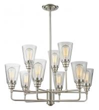 Z-Lite 428-9-BN - 9 Light Chandelier