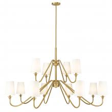 Z-Lite 7509-12-60MGLD - 12 Light Chandelier