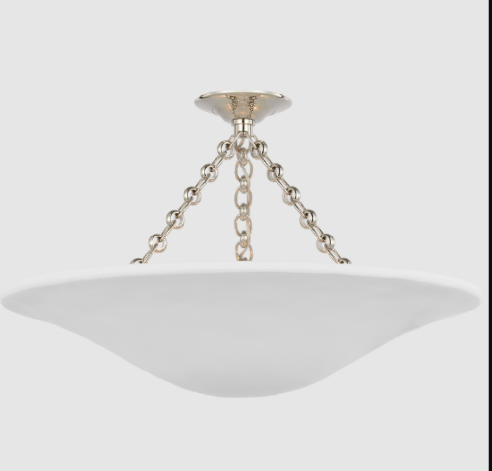 Mollino 24" Semi-Flush Mount