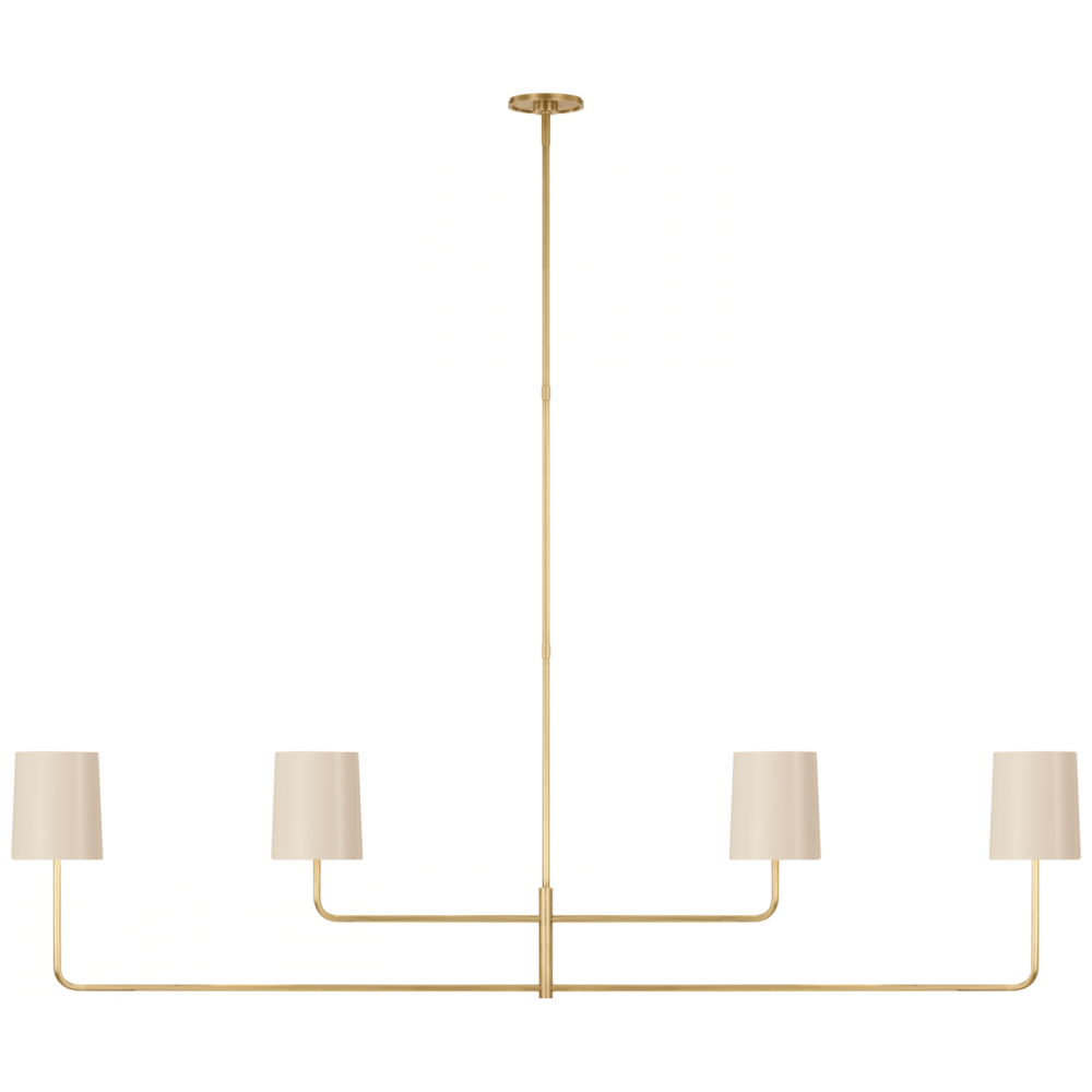 Go Lightly 70" Four Light Linear Chandelier