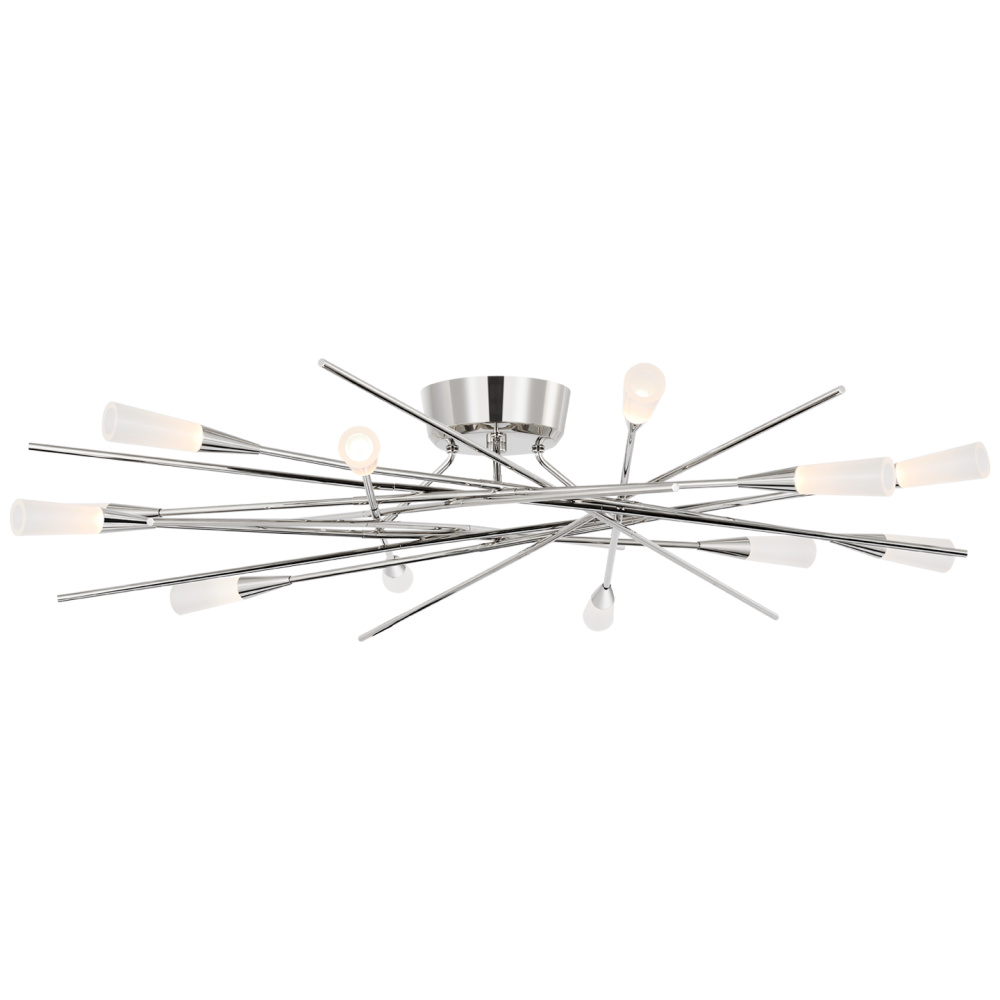 Stellar 40" Radial Semi-Flush Mount