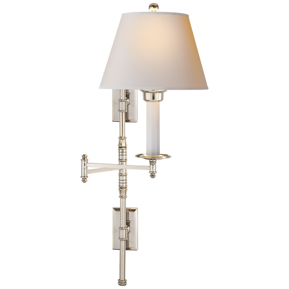 Dorchester Double Backplate Swing Arm