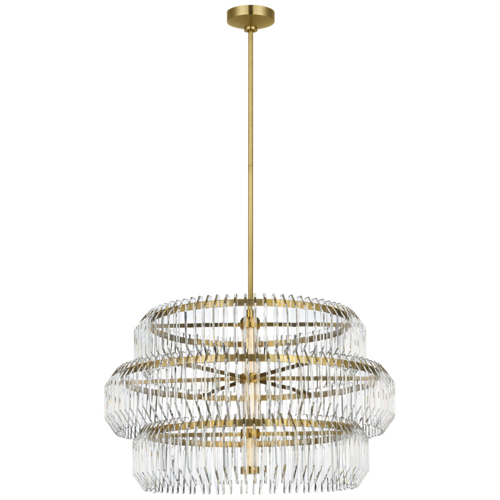 Killarney 32" Layered Drum Chandelier