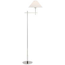 Visual Comfort & Co. Signature Collection SP 1023PN-L-CL - Hackney Cordless Bridge Arm Floor Lamp