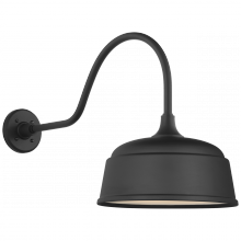 Visual Comfort & Co. Signature Collection TOB 2802MBK/S6-MBK - Academy 23" Flynn Barn Light