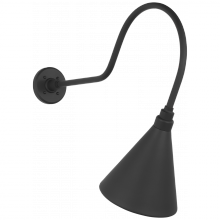 Visual Comfort & Co. Signature Collection TOB 2803MBK/S10-MBK - Academy 26" Angled Flynn Barn Light