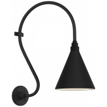 Visual Comfort & Co. Signature Collection TOB 2804MBK/S10-MBK - Academy 15" Larrabee Barn Light