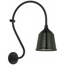 Visual Comfort & Co. Signature Collection TOB 2804MBK/S5-G - Academy 15" Larrabee Barn Light