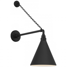 Visual Comfort & Co. Signature Collection TOB 2813MBK/S10-MBK - Academy 17.5" Anchored Mack Barn Light