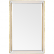 Visual Comfort & Co. Signature Collection TOB 2965WHT/G - Tricia 24" Illuminated Rectangular Mirror