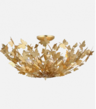 Visual Comfort & Co. Signature Collection JN 4405G - Farfalle Large Semi-Flush Mount