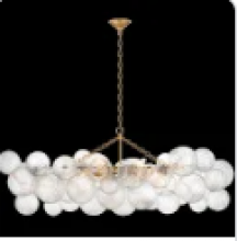 Visual Comfort & Co. Signature Collection JN 5116PW-CG - Talia Medium Linear Chandelier