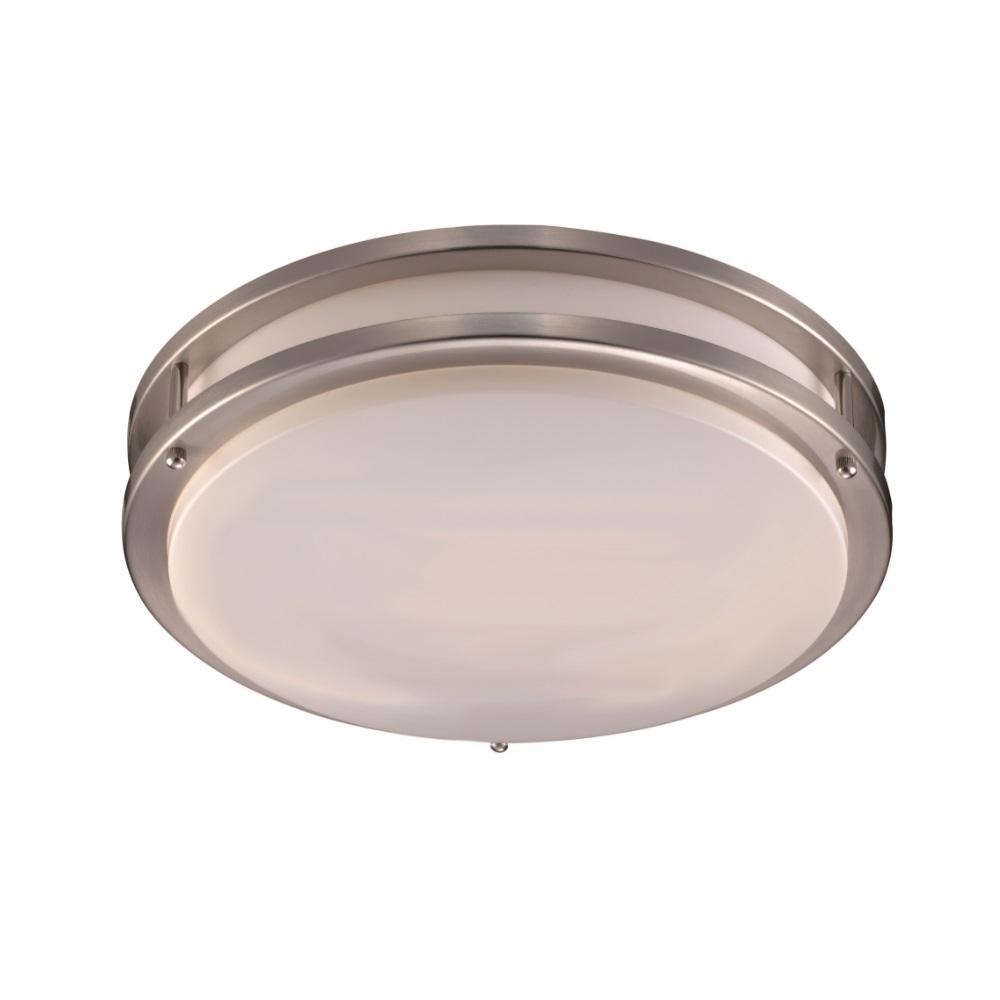 1LT FLUSH LED-SML-ROUND-DOUBLE
