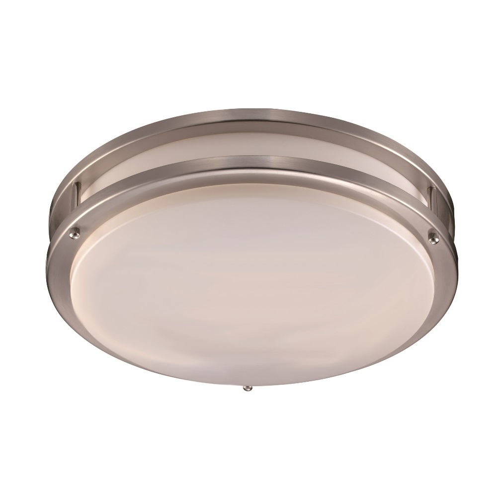 1LT FLUSH LED-MED-ROUND-DOUBLE