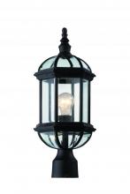 Trans Globe 4186 RT - 1LT POST TOP LANTERN-BEVELED G