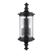 Trans Globe 51701 BK - PathLume 2 - Light Outdoor Wall Sconce