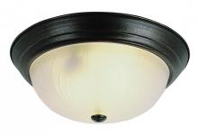 Trans Globe 58802 ROB - 3 LT FLUSH-LRG-FROST LEAF