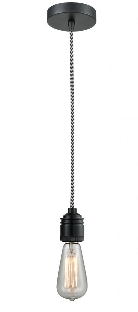 Winchester - 1 Light - 2 inch - Matte Black - Cord hung - Mini Pendant