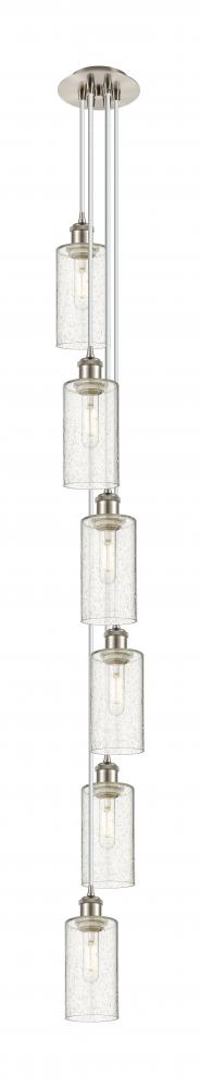 Crown Point - 6 Light - 7 inch - Brushed Satin Nickel - Multi Pendant