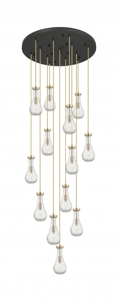 Owego - 13 Light - 32 inch - Champagne Bronze - Multi Pendant