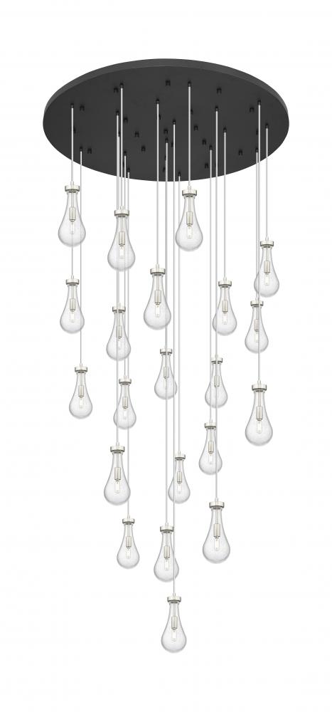 Owego - 21 Light - 48 inch - Brushed Satin Nickel - Multi Pendant