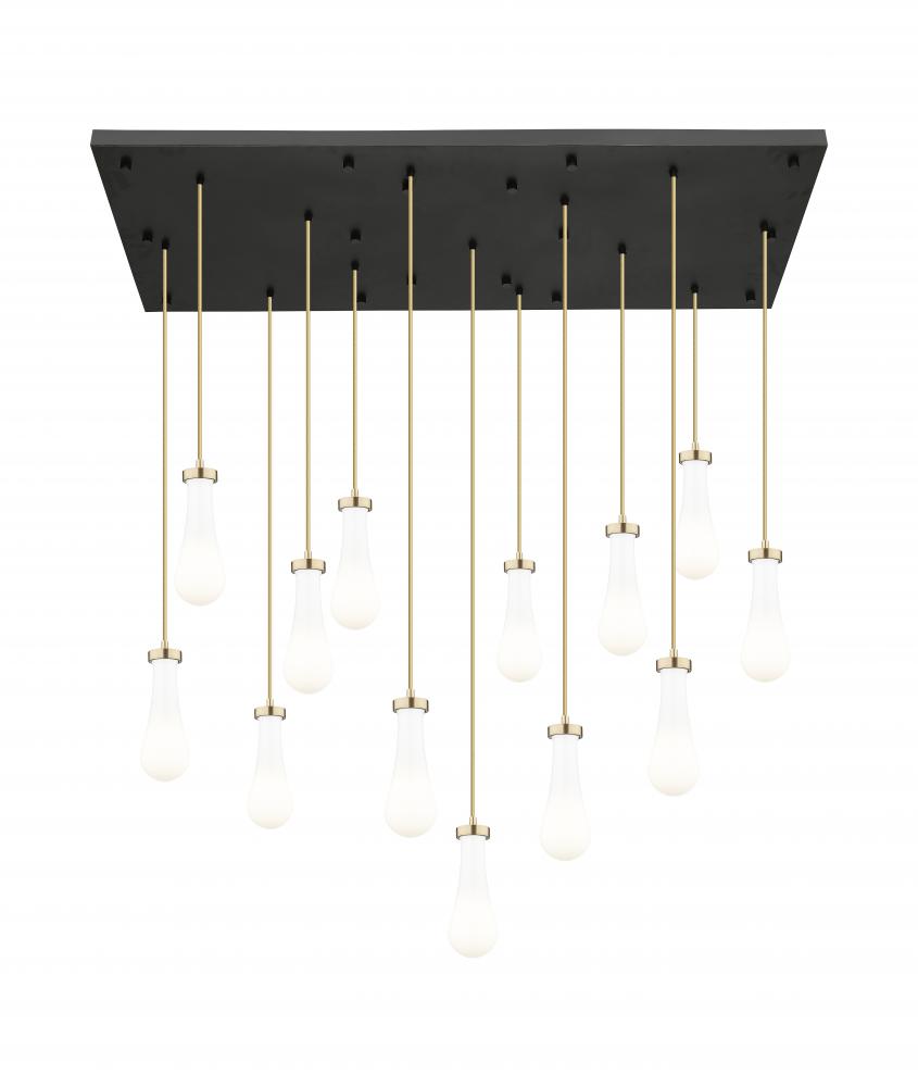 Owego - 13 Light - 54 inch - Champagne Bronze - Multi Pendant