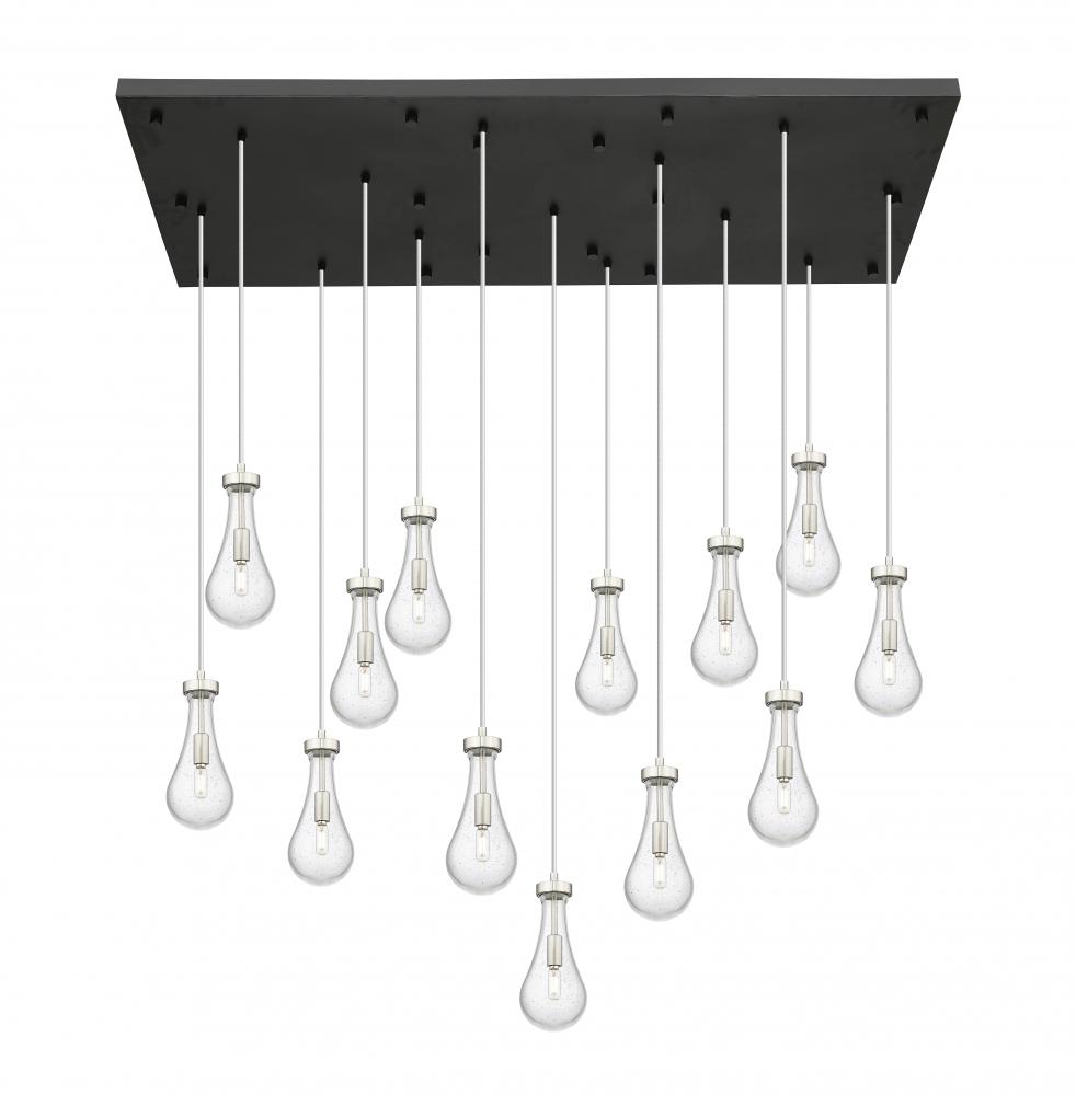 Owego - 13 Light - 54 inch - Brushed Satin Nickel - Multi Pendant