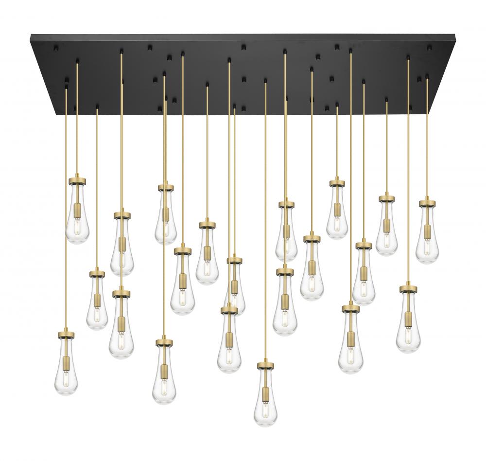 Owego - 21 Light - 71 inch - Brushed Brass - Multi Pendant