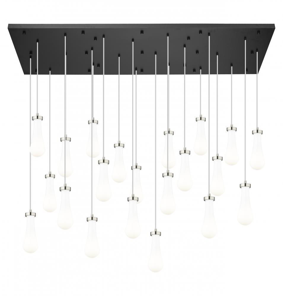 Owego - 21 Light - 71 inch - Brushed Satin Nickel - Multi Pendant