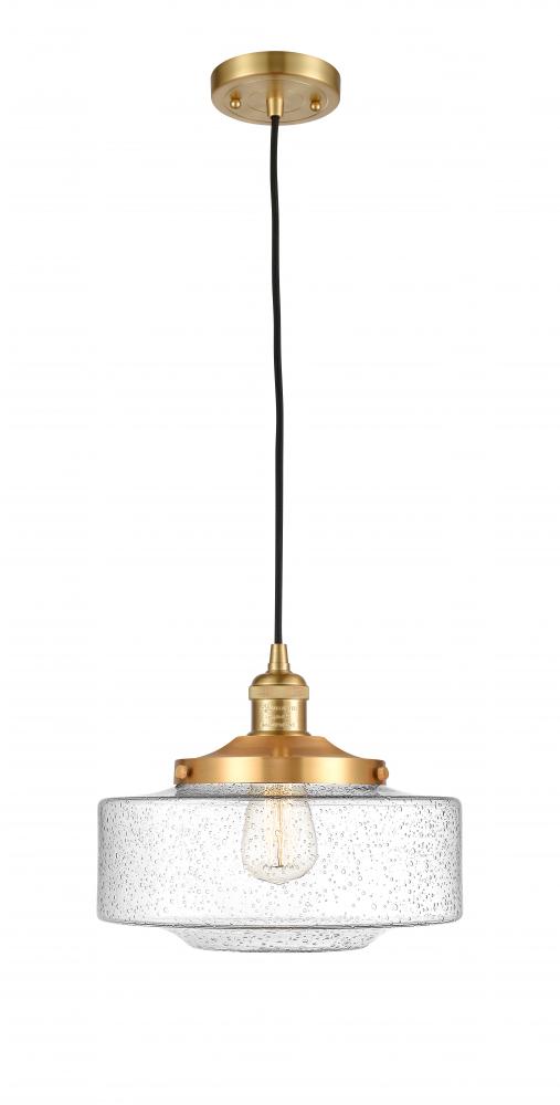 Bridgeton - 1 Light - 12 inch - Satin Gold - Cord hung - Mini Pendant