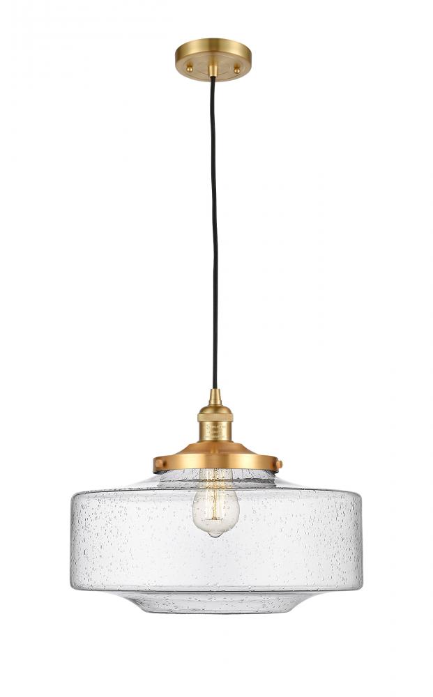 Bridgeton - 1 Light - 16 inch - Satin Gold - Cord hung - Mini Pendant