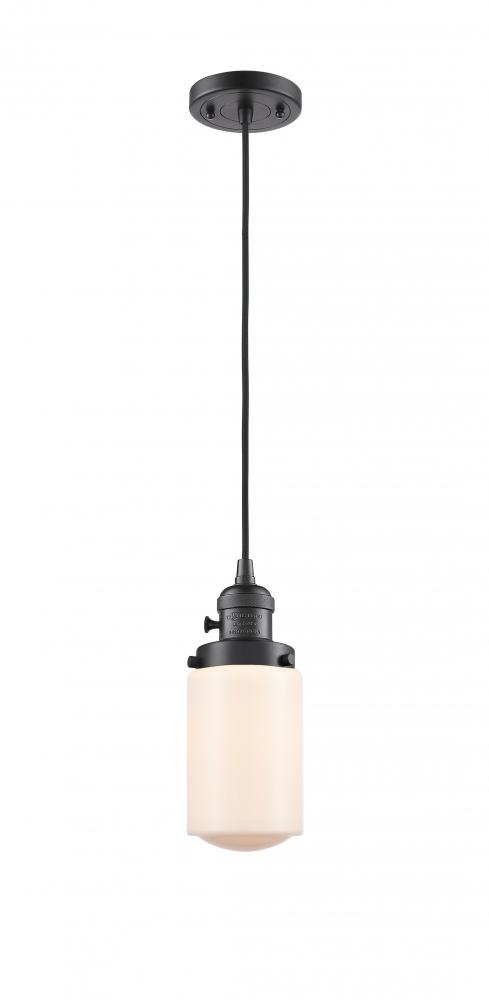 Dover - 1 Light - 5 inch - Oil Rubbed Bronze - Cord hung - Mini Pendant