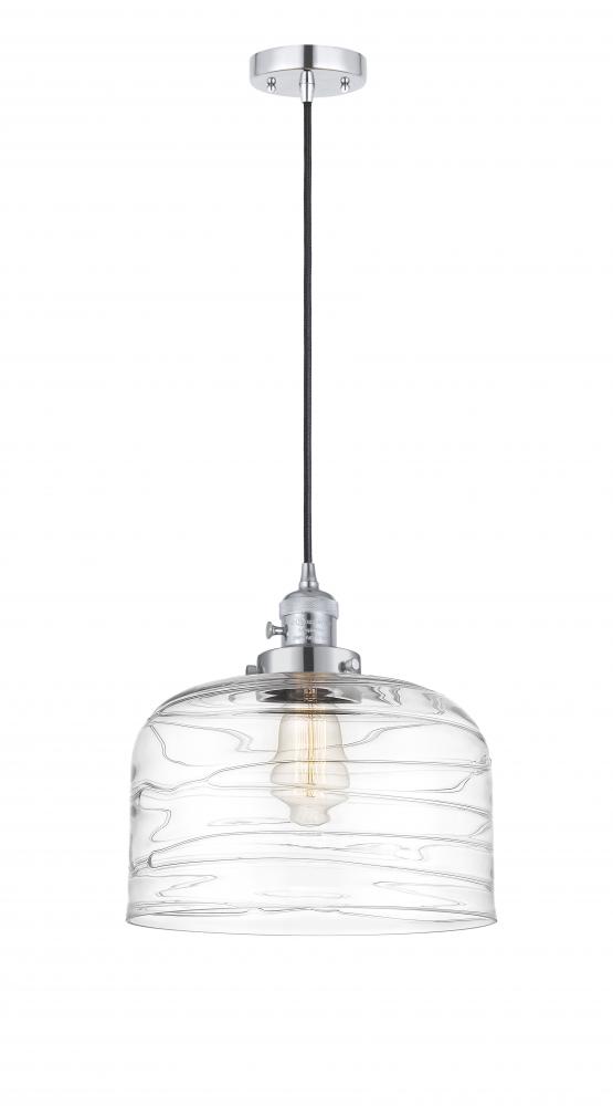 Bell - 1 Light - 12 inch - Polished Chrome - Cord hung - Mini Pendant
