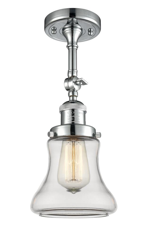 Bellmont - 1 Light - 6 inch - Polished Chrome - Adjustable Semi-Flush Mount