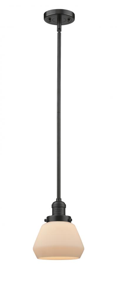 Fulton - 1 Light - 7 inch - Oil Rubbed Bronze - Stem Hung - Mini Pendant