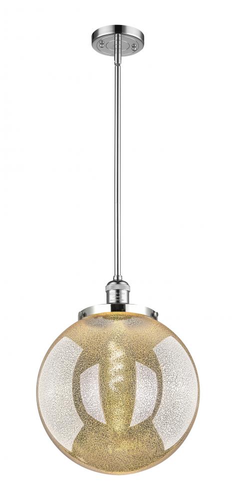 Beacon - 1 Light - 14 inch - Polished Chrome - Stem Hung - Pendant