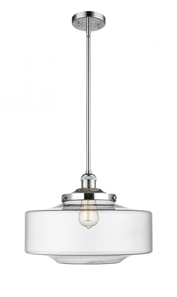 Bridgeton - 1 Light - 16 inch - Polished Chrome - Stem Hung - Mini Pendant