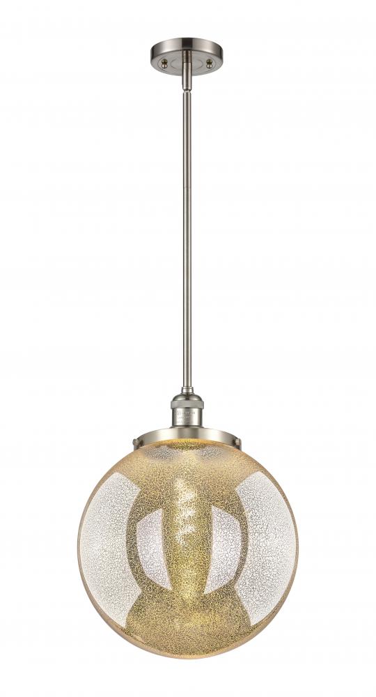 Beacon - 1 Light - 14 inch - Brushed Satin Nickel - Stem Hung - Pendant