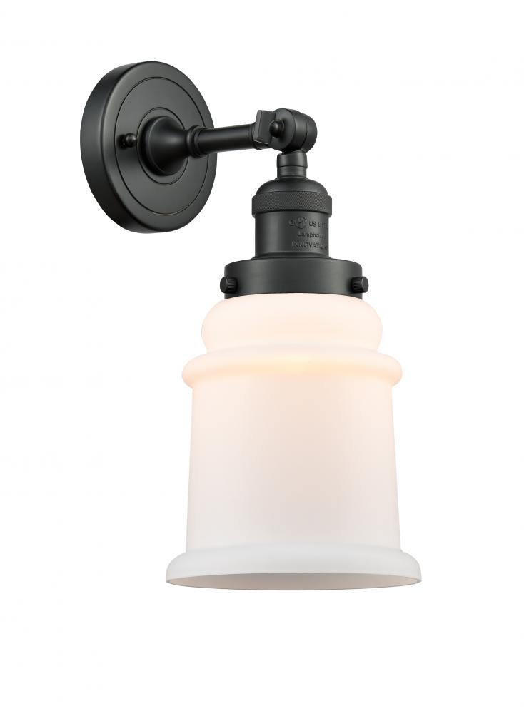 Canton - 1 Light - 7 inch - Matte Black - Adjustable Sconce