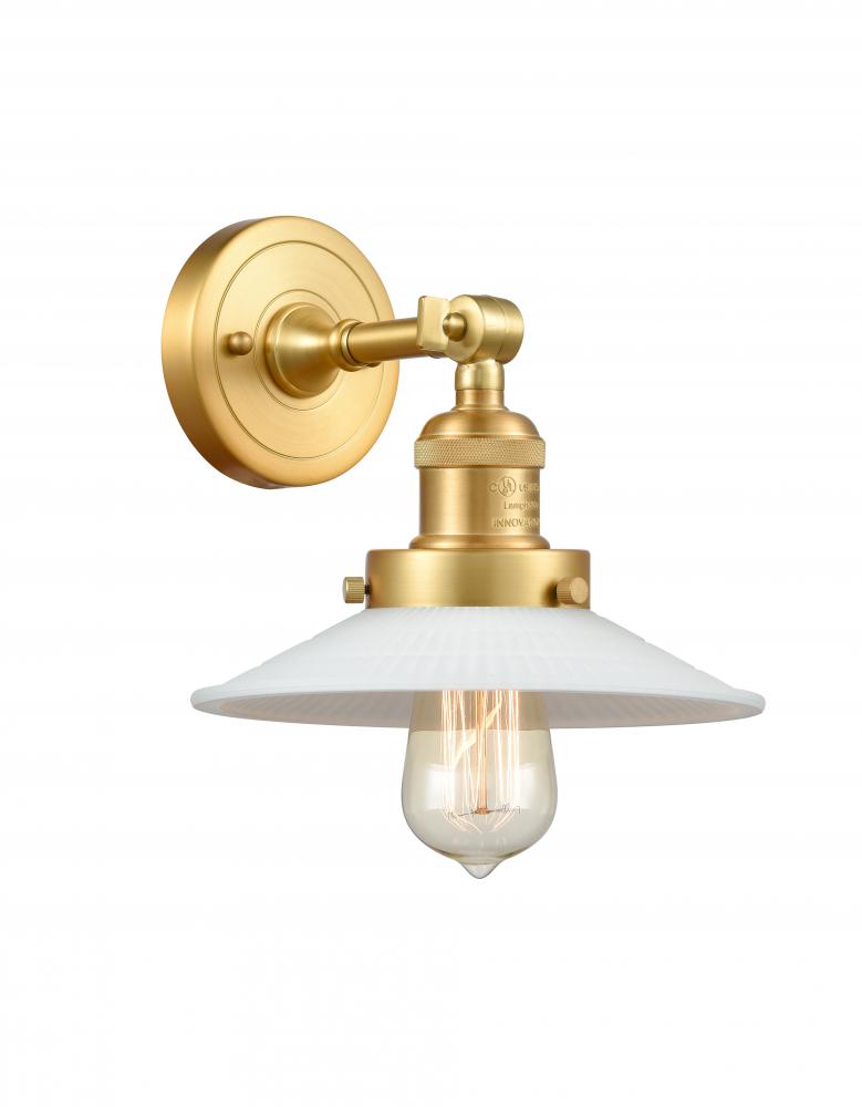 Halophane - 1 Light - 9 inch - Satin Gold - Adjustable Sconce